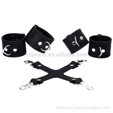 2017 New SM Bondage Silicone Lockable Hog-Tie System